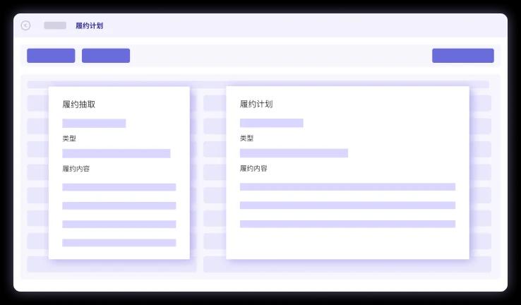 履约计划